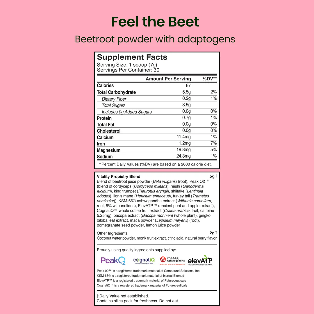 Feel The Beet: beet root powder with adaptogens - Image 9