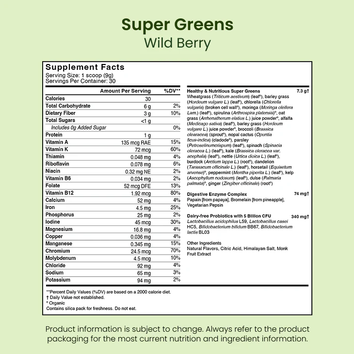 Super Greens: all-natural greens powder for daily health - Image 8